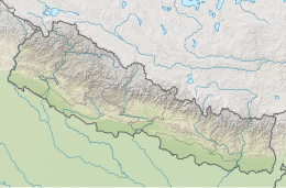 2022 Nepal earthquake is located in Nepal