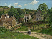 Pissarro, "L’Hermitage à Pontoise",1867