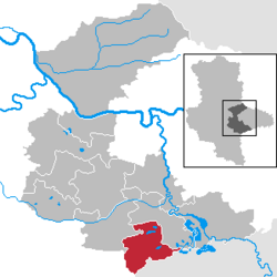 Sandersdorf-Brehna – Mappa