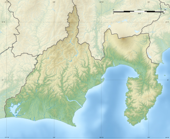 川成島藩の位置（静岡県内）