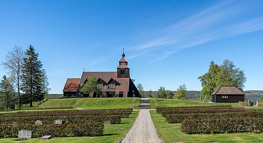 Solbergs kyrka, vy mot söder.