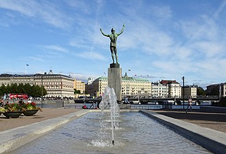 Solsångaren efter parkens renovering 2019