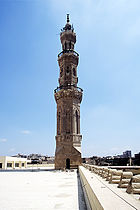 مئذنة مسجد أحمد البدوي بمدينة طنطا المصرية.