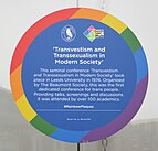'Rainbow plaque' commemorating conference
