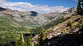 Upper Kennedy Canyon with Kennedy Peak in upper right