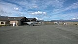 View of Apron at the Lake Tekapo airport, 2014