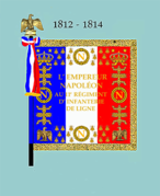 Drapeau modèle de 1812 (avers)