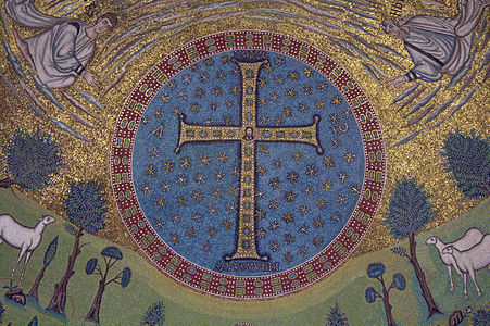 Mosaico em Sant' Apollinare in Classe (549), em Ravena