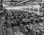 The assembly plant of the Bell Aircraft Corporation at Wheatfield, New York, United States, 1944