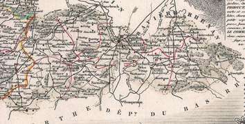 L'arrondissement de Sarreguemines avant 1871.