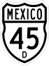 Federal Highway 45D shield