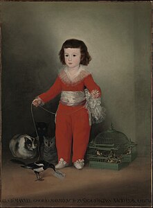 Manuel Osorio Manrique de Zúñiga, by Francisco Goya