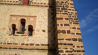 Détail du clocher de l'église Notre-Dame.