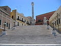 Colonne che indicano il termine della Via Appia presso il porto di Brindisi