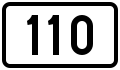 Regional Road 110 shield}}
