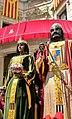 Gegants nous de la Patum de Berga, con su vestimenta antigua