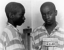 Photos anthropométriques de George Stinney en 1944.