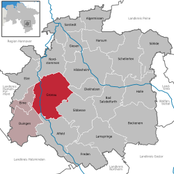 Gronau (Leine) – Mappa