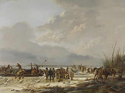 Traversée du Karnemelksloot (1814-1815) Rijksmuseum, Amsterdam