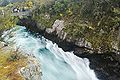 The granite canyon in the Huka Falls, Taupo, NZ
