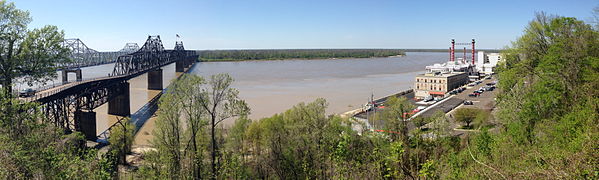 Mississippi River in Vicksburg, Mississippi