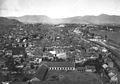 Kathmandu city and part of Tundikhel at right, circa 1920.