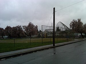 Kern Park, looking at corner of 66th and SE Center