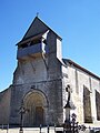 Façade occidentale de l'église Saint-Christophe (sept. 2010).