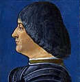 Ludovico Sforza "il Moro", por Ambrogio de Predis (1455-1508)