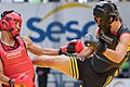 Image 53Two Brazilian fighters in a Sanda/Sanshou match. Sanda is a modernized form of Kung Fu and one of the two disciplines of Sport Wushu (from Chinese martial arts)