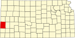 State map highlighting Hamilton County