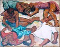 Image 38Painting of the Sharpeville massacre of March 1960 (from History of South Africa)