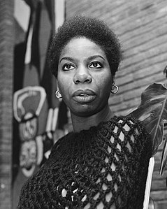 Nina Simone, by Ron Kroon (restored by Bammesk)
