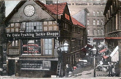 Old Shambles in its original location circa 1904