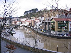 A Calle Kantxopi, antigo porto fluvial de Ondárroa