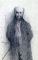 Edmond Aman-Jean, Paul Verlaine, portrait paru dans L'Artiste en 1896.