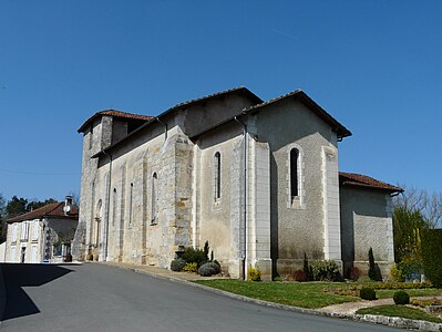 Die Ortskirche Saint-Pancrace von Osten