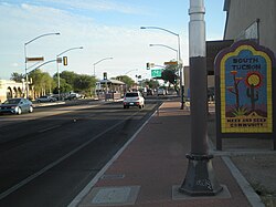 South Tucson from city limits at 6th Avenue