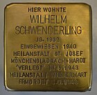 Stolperstein für Wilhelm Schwenderling (Herzogenrath)