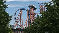 Stunt Fall im Parque Warner Madrid, Eröffnung 2002