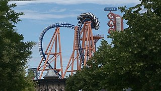 Stunt Fall à Warner Bros. Movie World Madrid