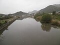 最下流部の丹後町間人を流れる竹野川