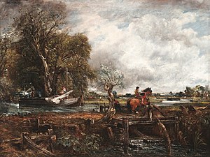 《躍馬》（The Leaping Horse, 1825, oil on canvas）,倫敦皇家藝術學院