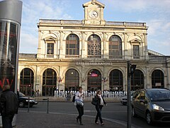 Façade de la gare de Lille.