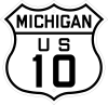 US 10 route marker