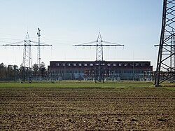 110-kV-Schaltanlage der Netze BW in Rheinau