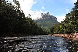 Rio Churun is the gateway to Angel Falls.