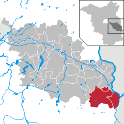 Amt Neuzelles läge i Landkreis Oder-Spree, Brandenburg