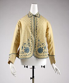 1880s wool bed jacket