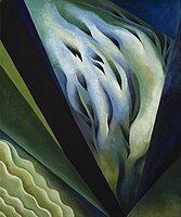 Georgia O'Keeffe, Blue and Green Music, 1921, oil on canvas
